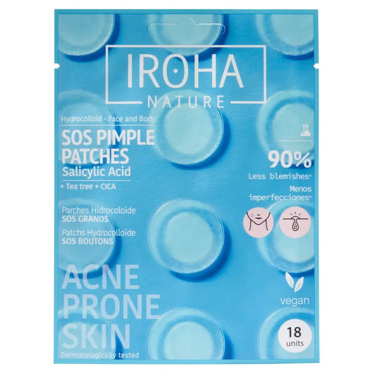Iroha Nature Sos Pimples Patches - Salicylic Acid, 18 pcs.
