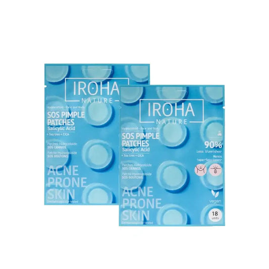 Iroha Nature SOS-laastarit aknelle, salisyylihappoa, 2 kpl:n pakkaus