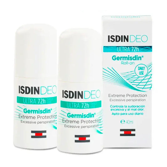 Isdin Deo Germisdin Roll On, 2 x 40 ml:n pakkaus