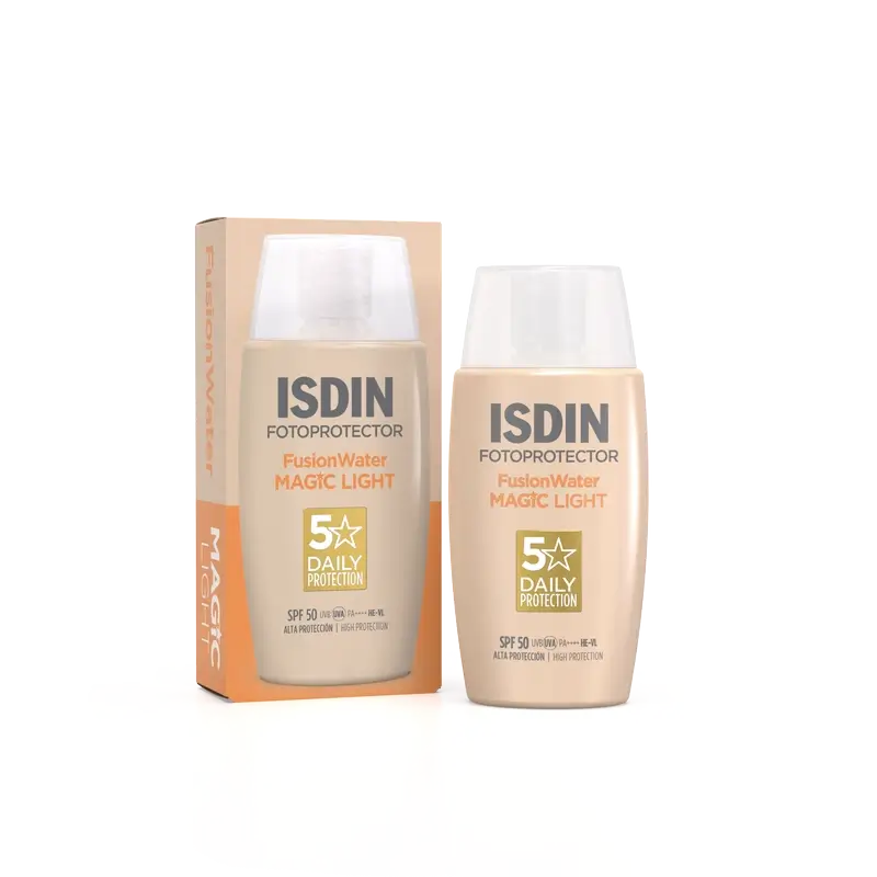 Isdin Fusion Water Color Light -aurinkovoide SPF 50, 50 ml
