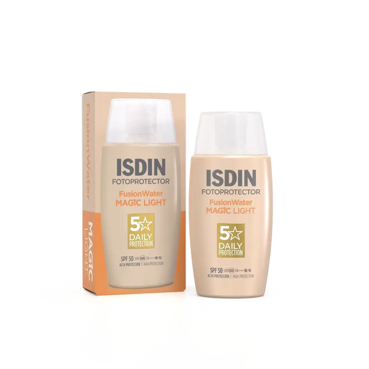 Isdin Fusion Water Color Light -aurinkovoide SPF 50, 50 ml