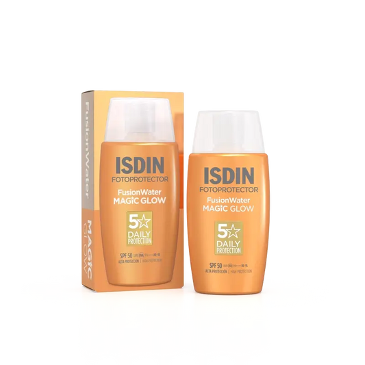 Isdin Fusion Water Magic Glow -aurinkovoide SPF50, 50 ml