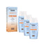 Isdin Fusion Fluid -aurinkovoide SPF 50+ herkälle iholle, 3 x 50 ml
