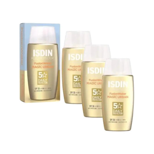Isdin Fotoprotector Fusión Water Urban SPF 30, 3 x 50 ml