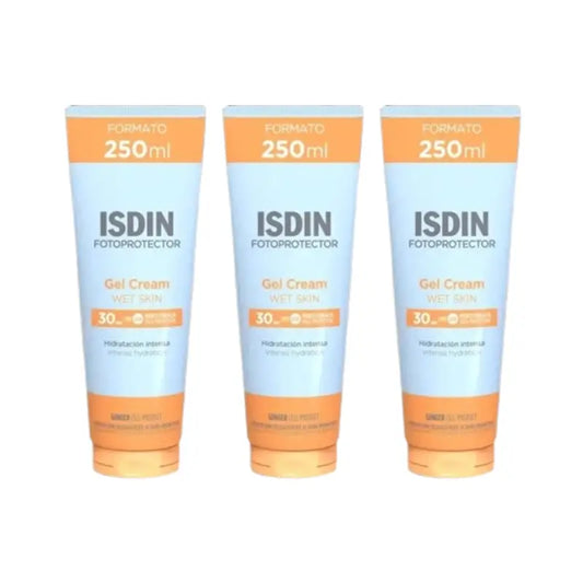 Isdin Aurinkosuojageeli-voide SPF 30+, 3 x 250 ml