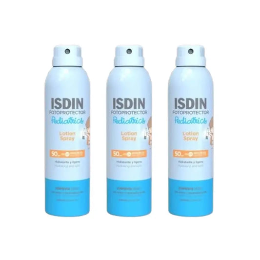 Isdin Fotoprotector Pediatrics -aurinkosuojasuihke SPF 50+, 3 x 200 ml