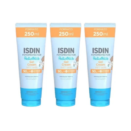 Isdin Fotoprotector Pediatrics Wet Skin -geelivoide SPF 50+, 3 x 250 ml
