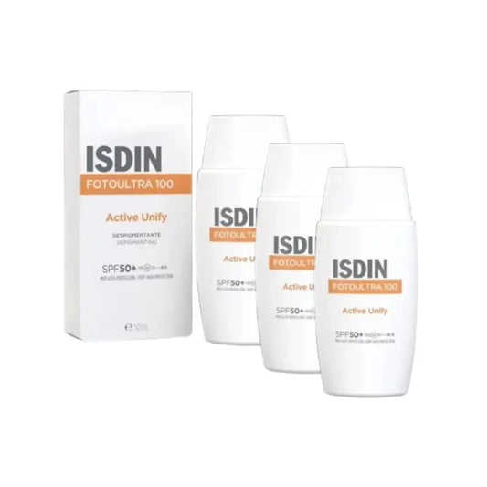 Isdin Fotoultra Active Unify SPF 50+, 3 x 50 ml