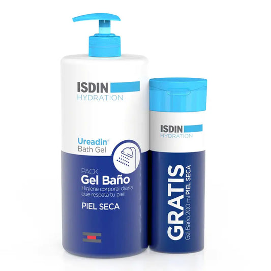 Isdin Ureadin Pack Bath Gel 1 Litre + 200 Ml Free
