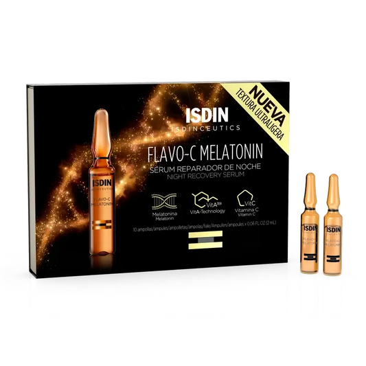 Isdinceutics Flavo-C-ampullit, melatoniini, 30 kpl x 2 ml 