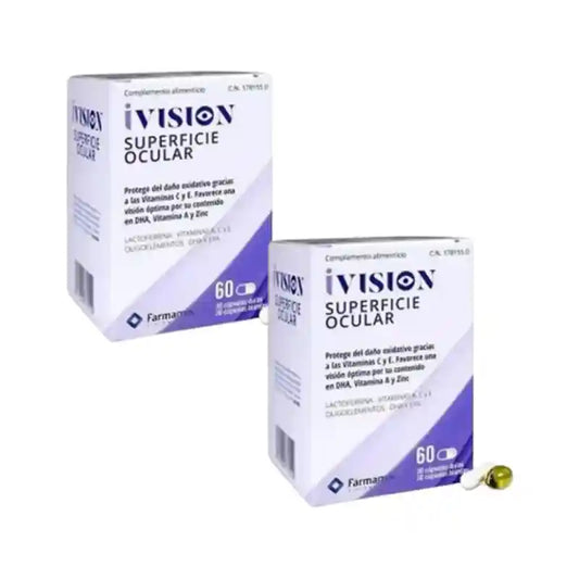 Ivision Silmän pinta, 2 x 60 kapselia 