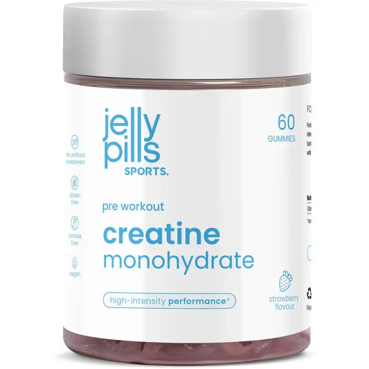 Jelly Pills -kreatiinimonohydraatti, mansikka, 60 kpl