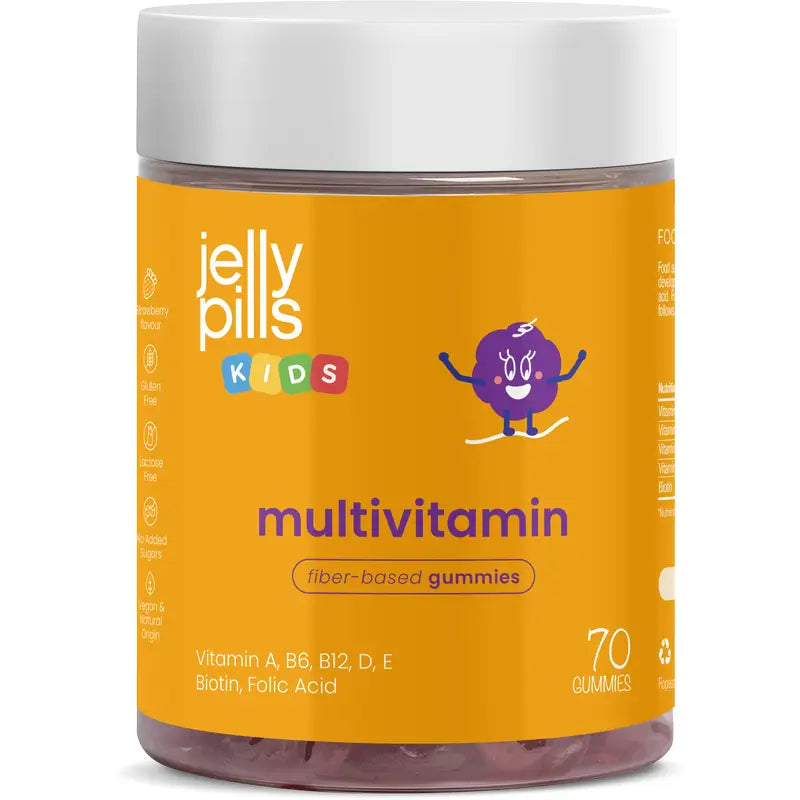 Jelly Pills Multivitamin Kids -ravintolisä, 70 karkkia
