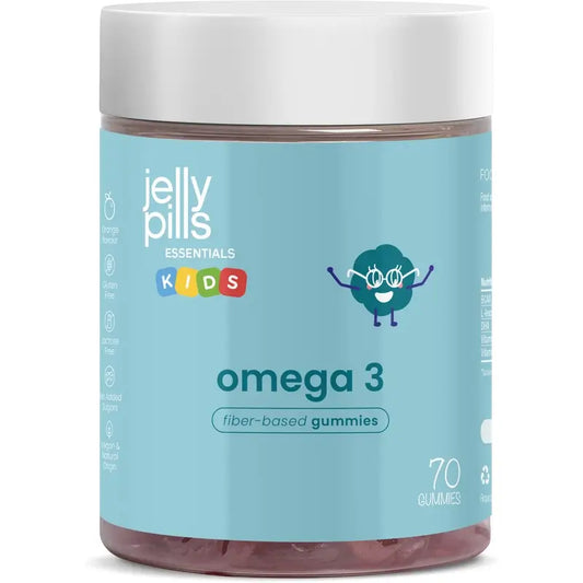 Jelly Pills Omega Kids -appelsiini, 70 kpl