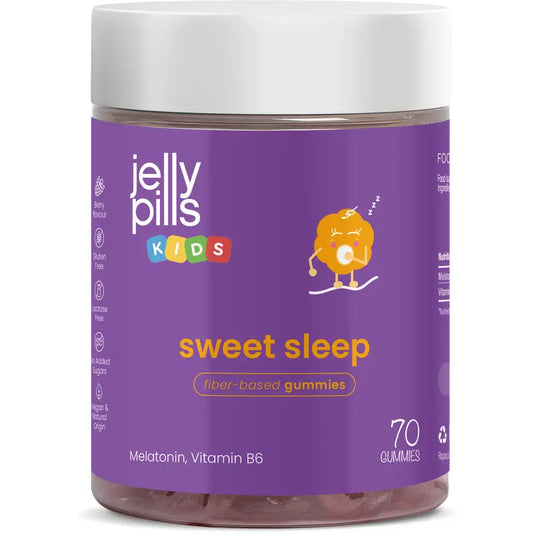 Jelly Pills Sleep Kids Vadelma, 70 karkkia