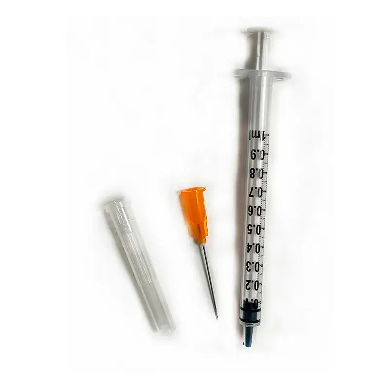 1 ml:n ruisku neulalla, 100 kpl (25 g x 16 mm)