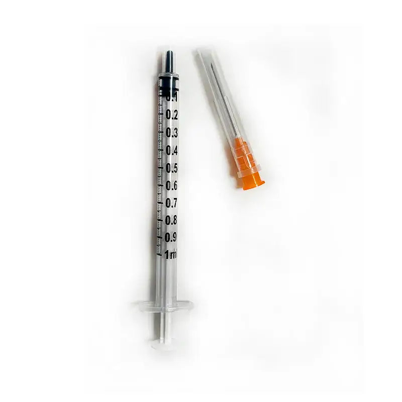 1 ml:n ruisku neulalla, 100 kpl (25 g x 16 mm)