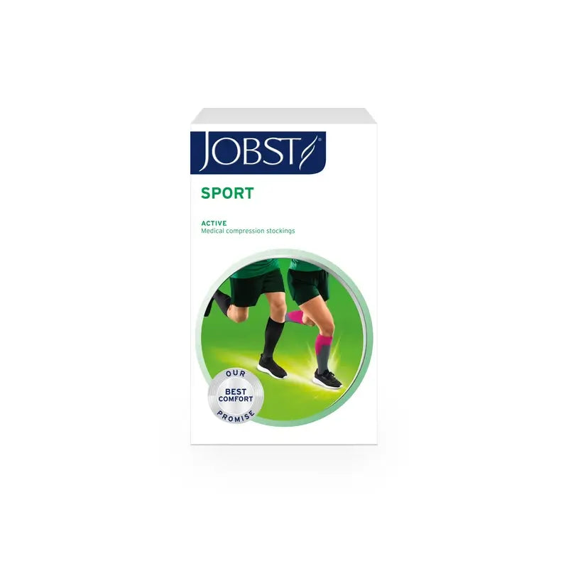Jobst Sport-sukat, musta, 15–20 mmHg