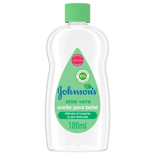 Johnson’s Baby Aloe Vera -öljy, kosteuttaa ja ravitsee välittömästi, 100 ml