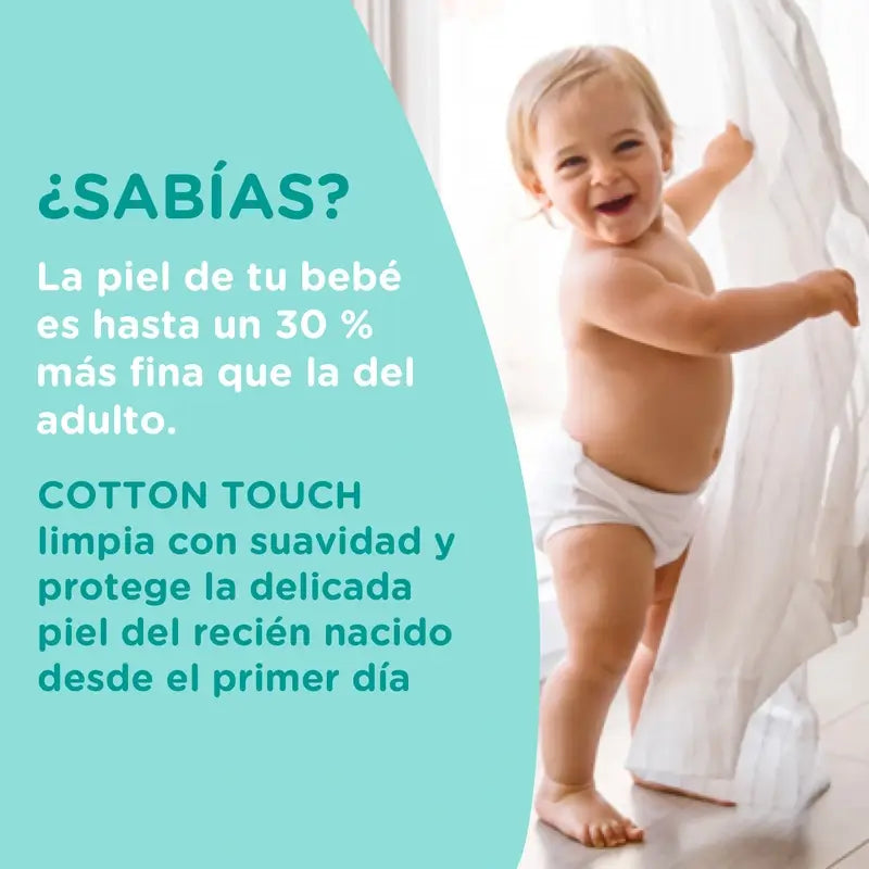 Johnson's Baby Cottontouch -kylpygeeli, vauvoille ja vastasyntyneille, ohuelle ja herkälle iholle, puhdasta puuvillaa sisältävä, 500 ml