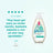 Johnson's Baby Cottontouch -kylpygeeli, vauvoille ja vastasyntyneille, ohuelle ja herkälle iholle, puhdasta puuvillaa sisältävä, 500 ml