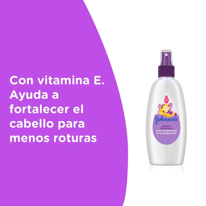 Johnson's Baby Gotas de Fuerza -hoitoaine suihke lapsille, 200 ml