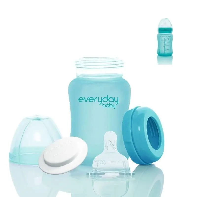 Joykids-lasipullo 150 ml, turkoosi, Everyday Baby -termospullo 