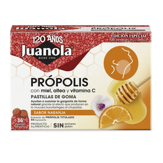 Juanola Appelsiini-propolis 72 g, 36 kpl