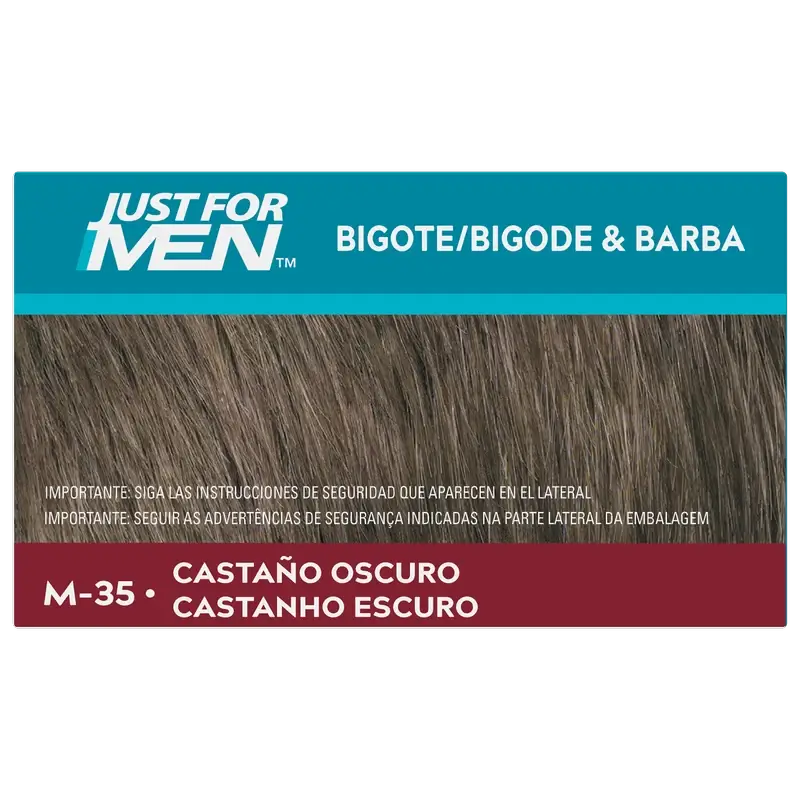 Just For Men -viikset ja parta, tummanruskea