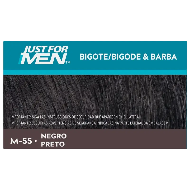 Just For Men - musta viikset ja parta