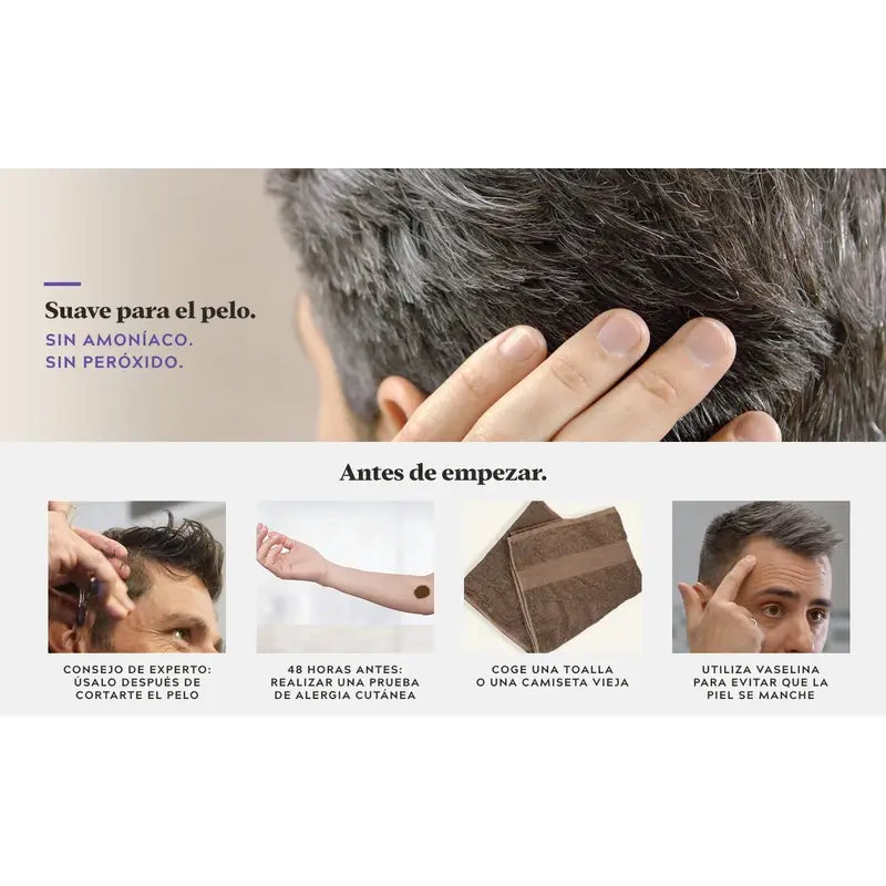 Just For Men Touch Of Grey tummanruskea-musta