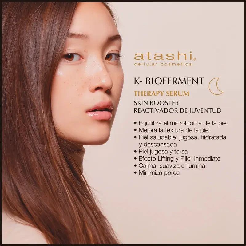 Atashi K-Bioferment Luxury Therapy -kasvoseerumi, ihon elvyttäjä, 30 ml 