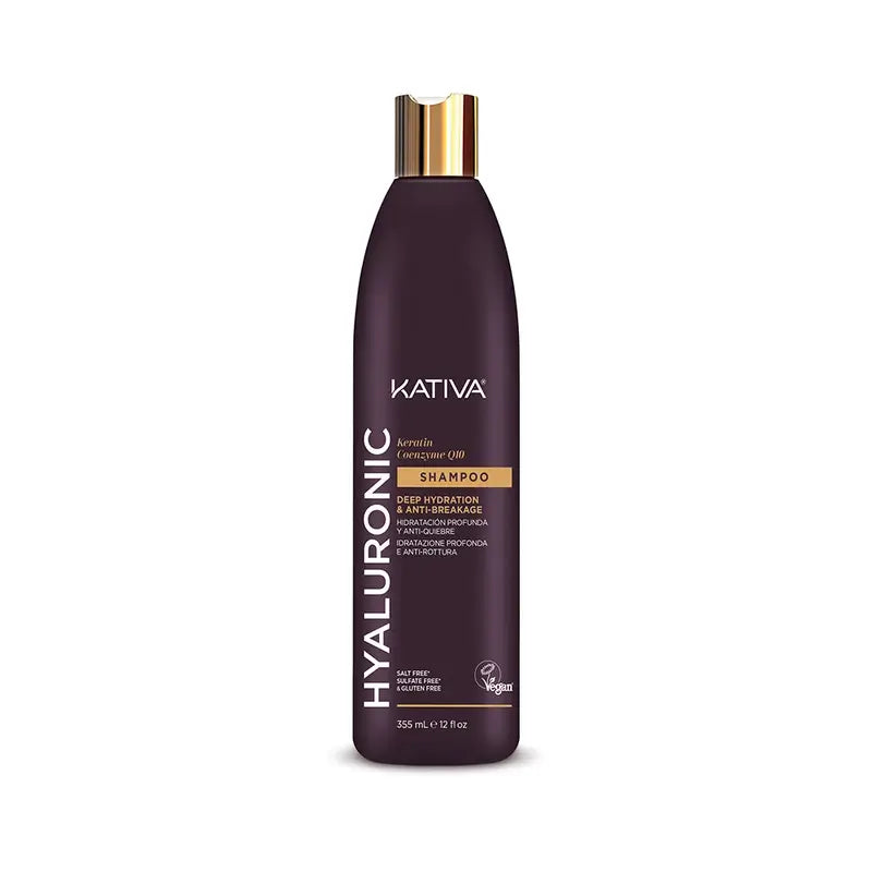 Kativa Hyaluronic Keratina Q10 -shampoo, 355 ml