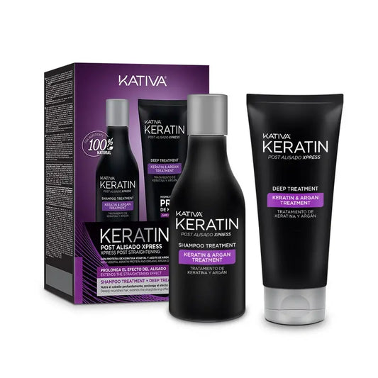 Kativa Keratin Xpress -suoristuksen jälkeinen hoitopaketti, 1 kpl