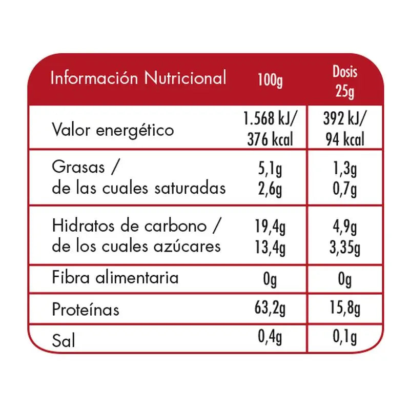 Keto-proteiinijuoma, heraproteiini 80 %, mansikan maku, 400 g. 