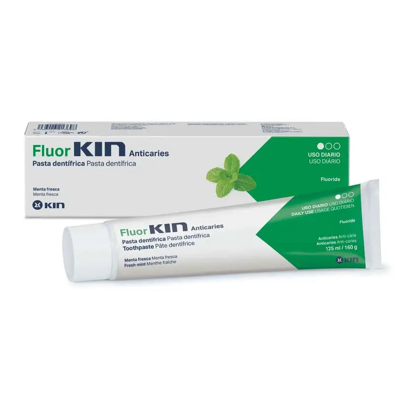 KIN Fluorkin Anticaries Peppermint Paste, 125 ml