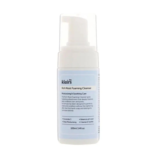 Klairs Rich Moist -vaahtopuhdistusaine, 100 ml