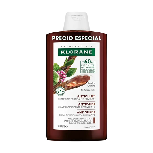 Klorane Kiniini-shampoo hiustenlähtöä vastaan 400 ml