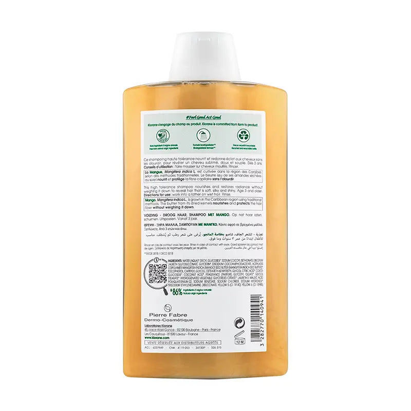 Klorane Mango-shampoo 400 ml