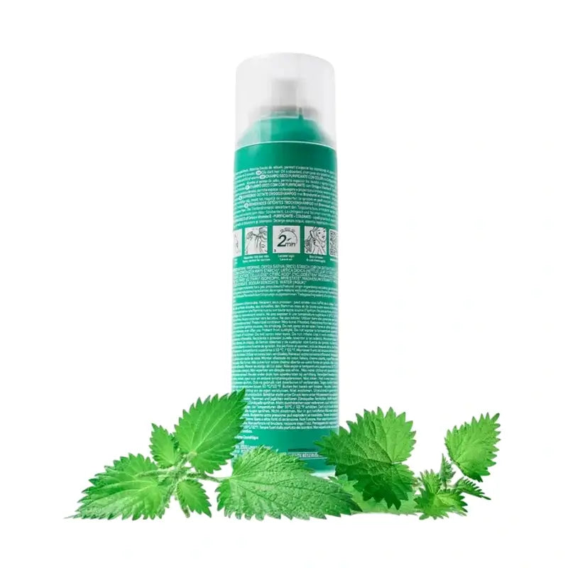 Klorane Seboreettinen kuivashampoo, nokkoseen, luonnollinen väri, 150 ml