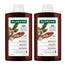 Klorane-duopaketti: Kiniini-shampoo B-vitamiineilla, 2 x 400 ml