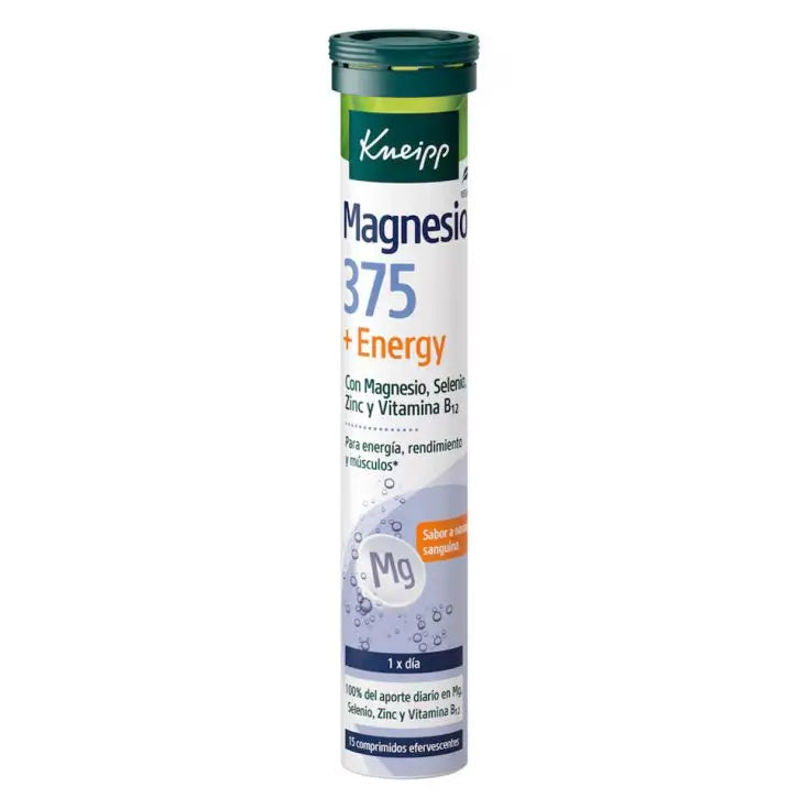 Kneipp Magnesium 375 + Energy, 15 tablettia