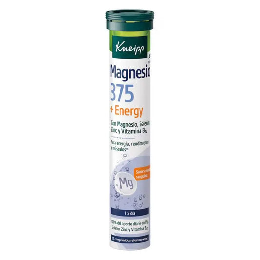 Kneipp Magnesium 375 + Energy, 15 tablettia