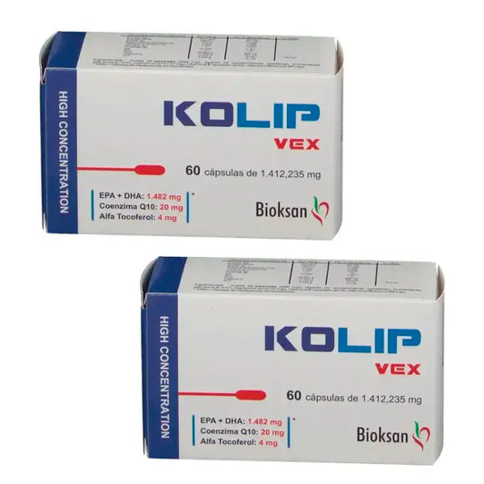Kolip Vex -pakkaus, 2 x 60 kapselia