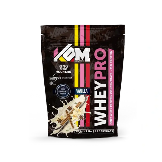 Kom Endurance Proteins Sports Nutrition , whey protein sachet 453 g vanilla flavour