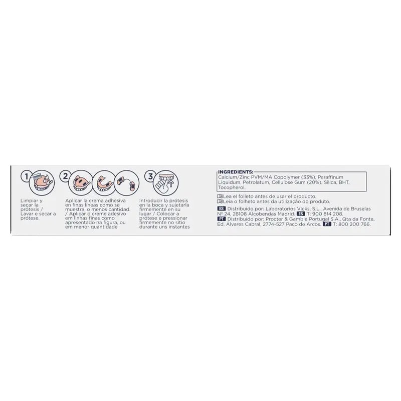 Kukident Triplo Pro Complete -kiinnityskreemi hammasproteeseille, neutraali 3 x 70 g
