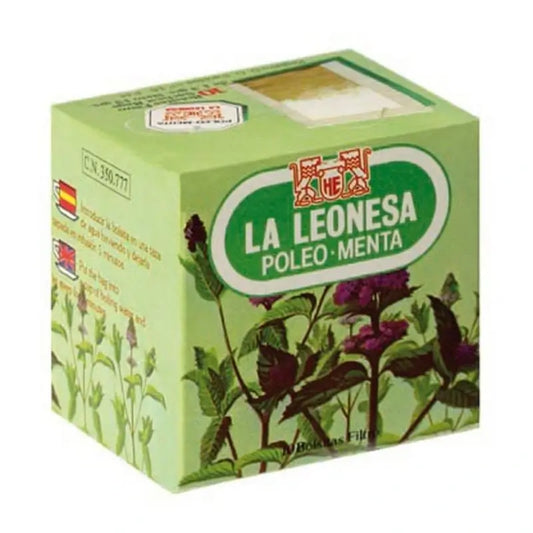 La Leonesa Menta Poleo, 10 pyramidimuotoista teepussia