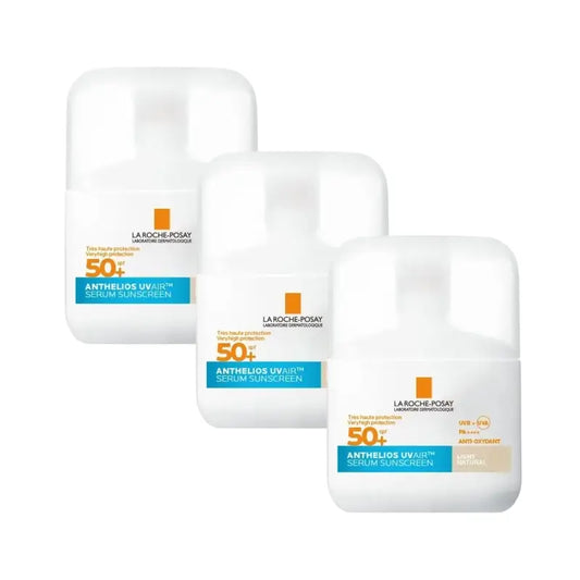 La Roche-Posay Anthelios Uvair Sun Serum SPF50+ Tinted Light, 3 x 50 ml