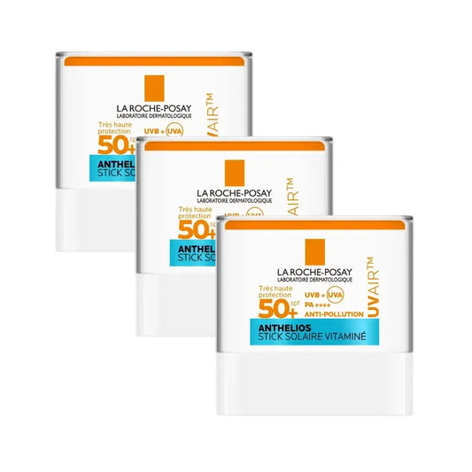 La Roche-Posay Anthelios Uvair Vitamin Sun Stick SPF50+, 3 x 10 ml