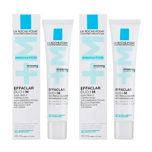 La Roche-Posay Effaclar Duo + M -pakkaus, 2 x 40 ml